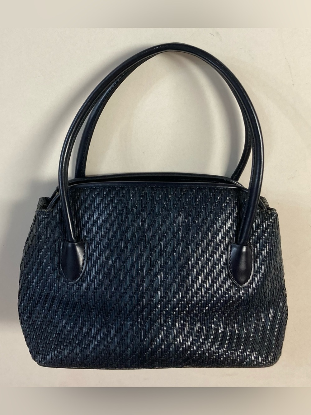Fossil Navy Blue Woven Purse